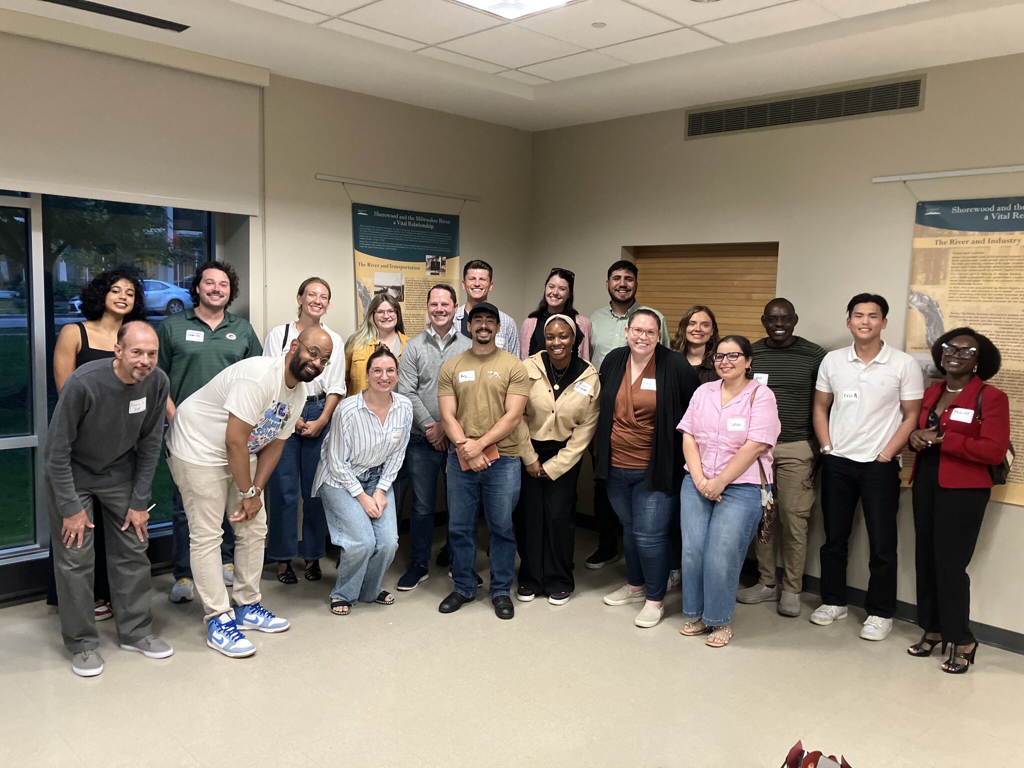 Rotaract Club of Milwaukee members at a group event in Shorewood